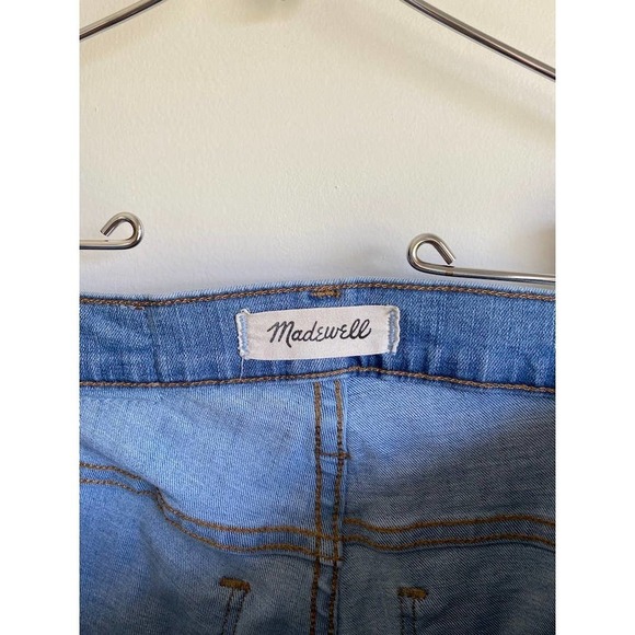 Madewell 9” High Rise Skinny Jeans Raw Step Hem Edition Style - Picture 3 of 5